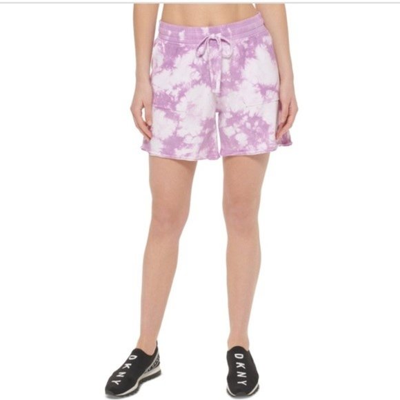 DKNY Sport Tie Dyed Shorts NWT - Picture 1 of 3
